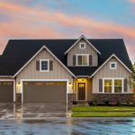 Charming family home in Boise, ID with a modern facade and spacious garage.