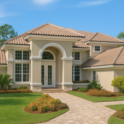 Stucco Custom Home